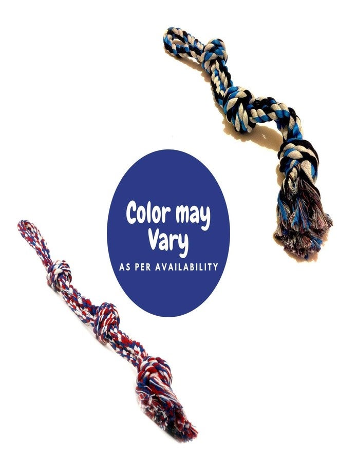D&C PAWS 17-Inch Dog Rope Toy for Chewing and Teething, Knotted Rope Toy for Puppies and Dogs, Durable Play and Dental Toy (Multicolor) - Image 5